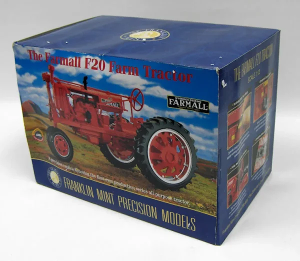 Manufacturer_Other Tractors<1/12 Franklin Mint #5 IH Farmall F-20 Narrow Front on Rubber Tires