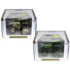 Manufacturer_SpecCast Tractors<Gold & Green Chrome Units Set ~ 1/16 Oliver 1850 w/ Duals & Canopy, 2023 Lafayette Show