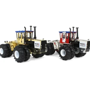 Manufacturer_ERTL Tractors<Gold & Silver Chrome Set ~ 1/16 Steiger PTA-325 "Stars N Stripes" 4WD Tractor with Duals, ERTL Prestige