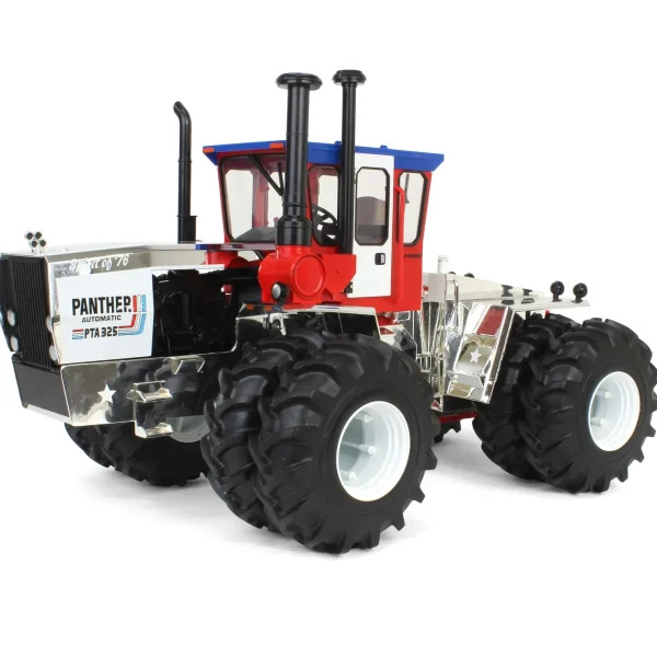Manufacturer_ERTL Tractors<Gold & Silver Chrome Set ~ 1/16 Steiger PTA-325 "Stars N Stripes" 4WD Tractor with Duals, ERTL Prestige