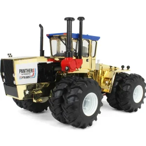 Manufacturer_ERTL Tractors<Gold & Silver Chrome Set ~ 1/16 Steiger PTA-325 "Stars N Stripes" 4WD Tractor with Duals, ERTL Prestige