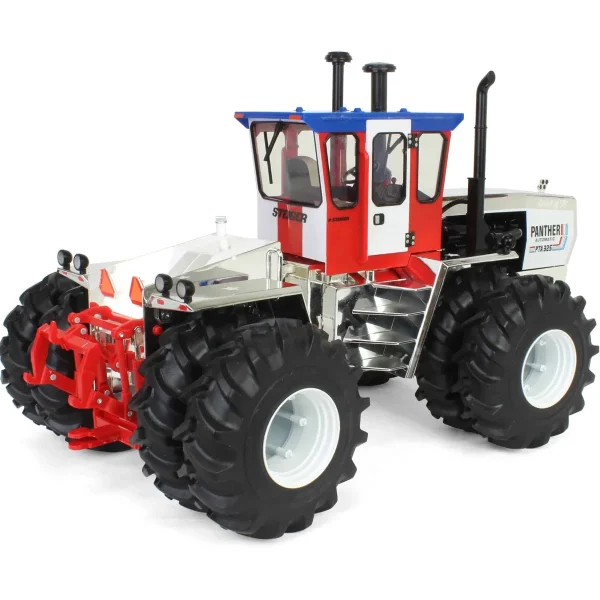 Manufacturer_ERTL Tractors<Gold & Silver Chrome Set ~ 1/16 Steiger PTA-325 "Stars N Stripes" 4WD Tractor with Duals, ERTL Prestige