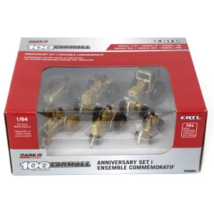 Manufacturer_ERTL Tractors<Gold Chase ~ 1/64 Limited Edition Farmall 100th Anniversary Set