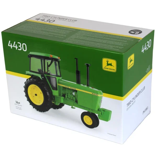 Manufacturer_ERTL Tractors<Gold Chrome ~ 1/16 John Deere 4430 Narrow Front, Two-Cylinder Club Collector Edition