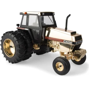 Manufacturer_ERTL Tractors<Gold Chrome Chase Unit ~ 1/16 Case 2594 2WD with Duals, 175th Anniversary
