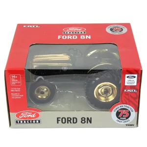 Manufacturer_ERTL Tractors<Gold Chrome Chase Unit ~ 1/16 Ford 8N with Rear Duals, 75th Anniversary Edition