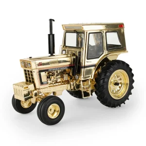 Manufacturer_ERTL Tractors<Gold Chrome Chase Unit ~ 1/16 International Harvester 1066 5 Millionth Tractor, 50th Anniversary, ERTL Precision