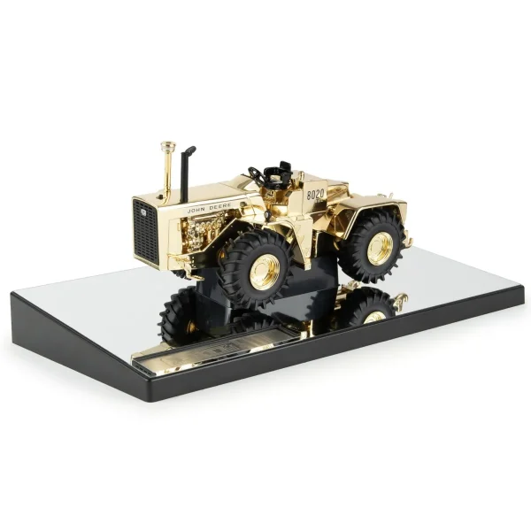 Manufacturer_ERTL Tractors<Gold Chrome Chase Unit ~ 1/32 John Deere 8020 Tractor, ERTL 80th Anniversary