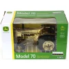 Manufacturer_ERTL Tractors<Gold Chrome Chase Unit ~ 1/16 John Deere 70 Wide Front, 70th Anniversary, Collector Edition