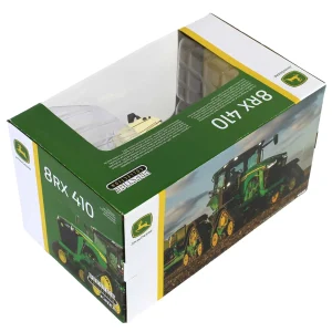 Manufacturer_ERTL Tractors<Gold Chrome Chase Unit ~ 1/32 John Deere 8RX 410 4WD with Tracks, ERTL Prestige Collection