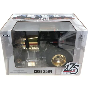 Manufacturer_ERTL Tractors<Gold Chrome Chase Unit ~ 1/16 Case 2594 2WD with Duals, 175th Anniversary