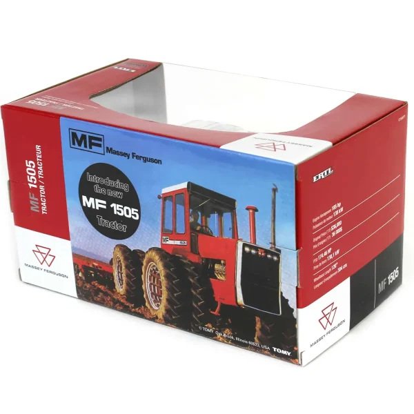 Manufacturer_ERTL Tractors<Gold Chrome Chase Unit ~ 1/32 Massey Ferguson 1505, 50th Anniversary Edition, ERTL Prestige Collection