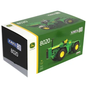Manufacturer_ERTL Tractors<Gold Chrome Chase Unit ~ 1/32 John Deere 8020 Tractor, ERTL 80th Anniversary