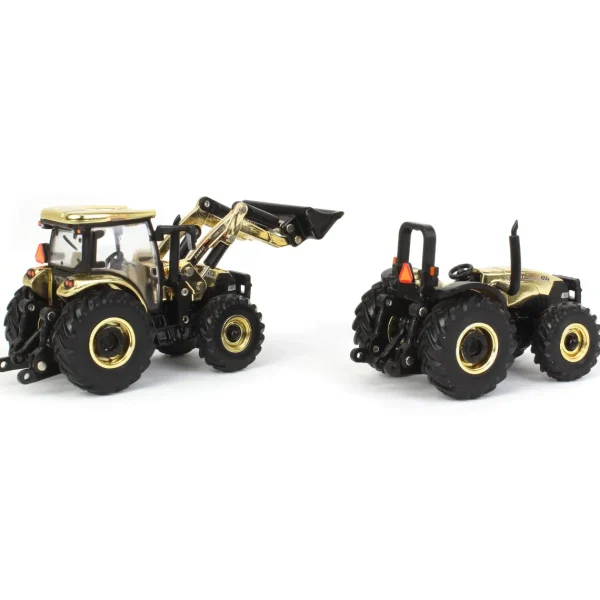 Manufacturer_ERTL Tractors<Gold Chrome Chase Unit ~ 1/64 Case IH Farmall 115A & Farmall 105A Set, 2023 Farm Show