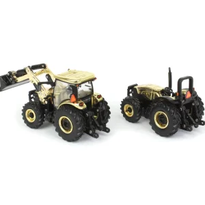 Manufacturer_ERTL Tractors<Gold Chrome Chase Unit ~ 1/64 Case IH Farmall 115A & Farmall 105A Set, 2023 Farm Show