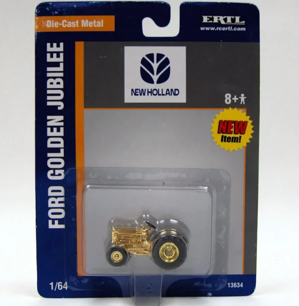 Manufacturer_ERTL Tractors<1/64 Gold Ford Golden Jubilee Tractor