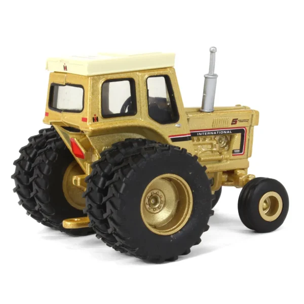 Manufacturer_ERTL Tractors<Gold Painted Chase Unit ~ 1/64 International Harvester 1066 5 Millionth Tractor, 50th Anniv, ERTL Prestige