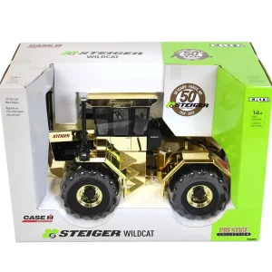 Manufacturer_ERTL Tractors<Gold Version ~ 1/16 Steiger Wildcat 4WD, Fargo, ND Plant 50th Anniversary Edition