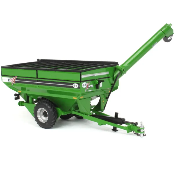 Manufacturer_SpecCast Implements<1/64 Green J&M 1112 X-Tended Reach Grain Cart with Tandem Walking Duals