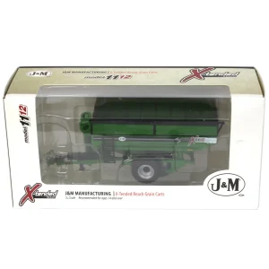 Manufacturer_SpecCast Implements<1/64 Green J&M 1112 X-Tended Reach Grain Cart with Tandem Walking Duals