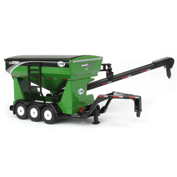 Manufacturer_SpecCast Implements<1/64 Green J&M LC390 Tri-axle Gooseneck Seed Tender