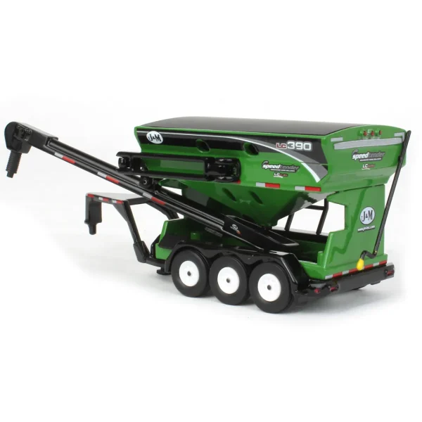 Manufacturer_SpecCast Implements<1/64 Green J&M LC390 Tri-axle Gooseneck Seed Tender