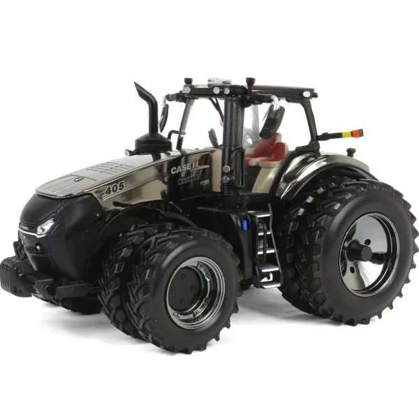 Manufacturer_ERTL Tractors<Gun Metal Chrome Chase Unit ~ 1/32 Case IH Magnum 405 Tractor, 2024 Farm Show, ERTL Prestige