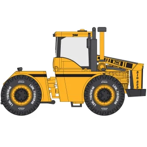 Manufacturer_First Gear, Inc. Tractors<1/64 High Detail Big Bud 700 Las Vegas Yellow CE Construction Version with Titan Goodyear LSW Tires