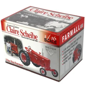 Manufacturer_SpecCast Tractors<1/16 High Detail IH Farmall 400 Wide Front, Limited Claire Scheibe Edition
