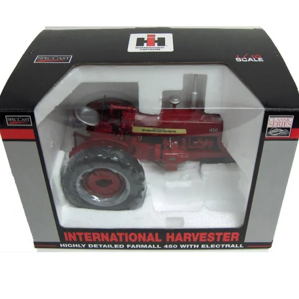 Manufacturer_SpecCast Tractors<1/16 High Detail IH Farmall 450 Electrall Gas Narrow Front