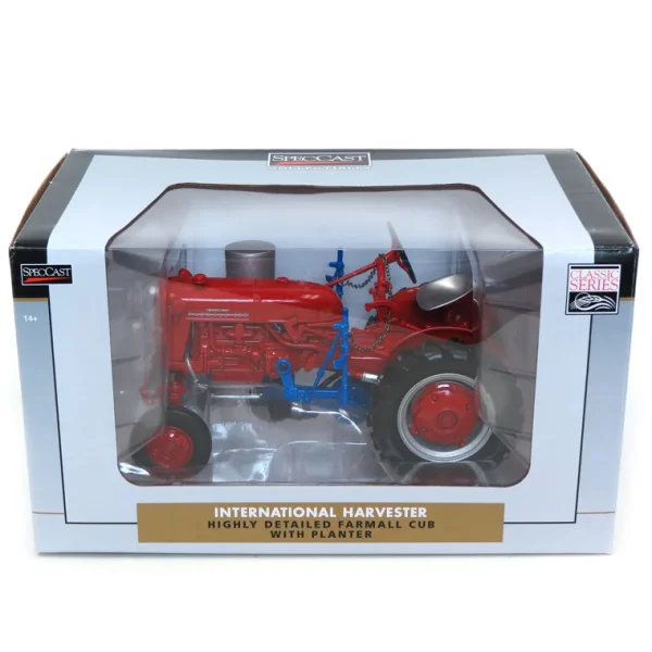 Manufacturer_SpecCast Tractors<1/16 High Detail IH Farmall Cub with Planter