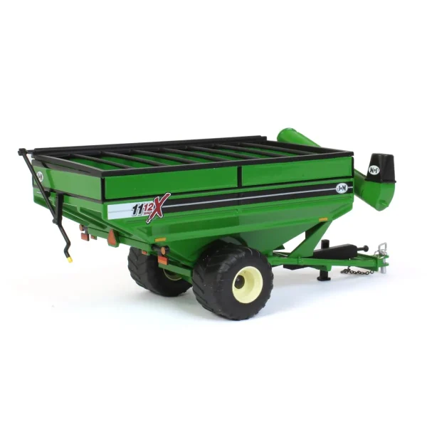 Manufacturer_SpecCast Implements<1/64 High Detail J&M X1112 Green Grain Cart with Large Singles