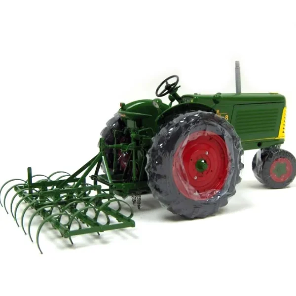 Manufacturer_SpecCast Implements<1/16 High Detail Oliver 88 Gas with Spring Tooth Harrow