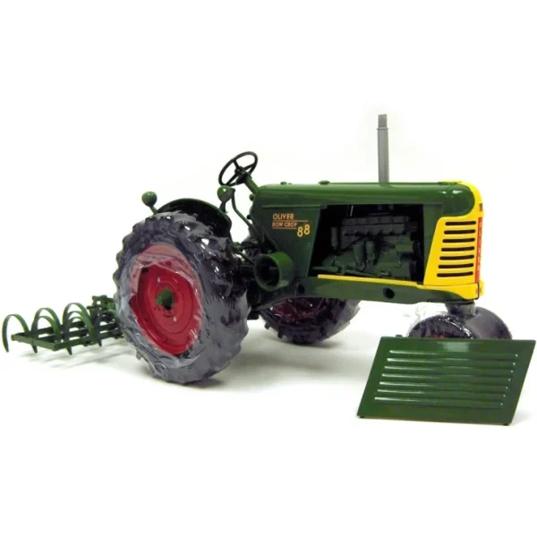Manufacturer_SpecCast Implements<1/16 High Detail Oliver 88 Gas with Spring Tooth Harrow