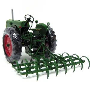 Manufacturer_SpecCast Implements<1/16 High Detail Oliver 88 Gas with Spring Tooth Harrow