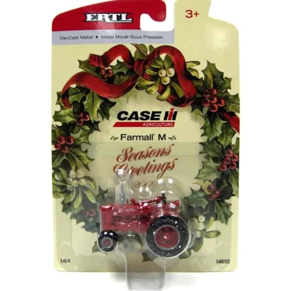 Manufacturer_ERTL Tractors<1/64 Holiday Snowy IH Farmall M by ERTL