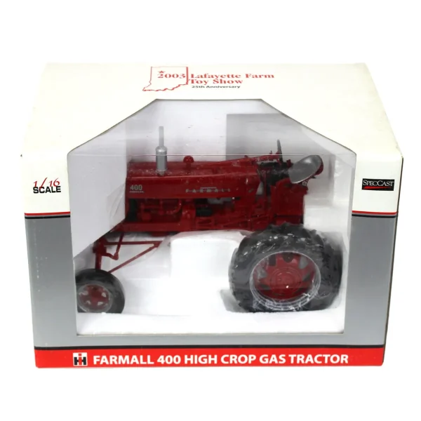 Manufacturer_SpecCast Tractors<1/16 IH Farmall 400 Gas High Clear, 2003 Lafayette Farm Toy Show