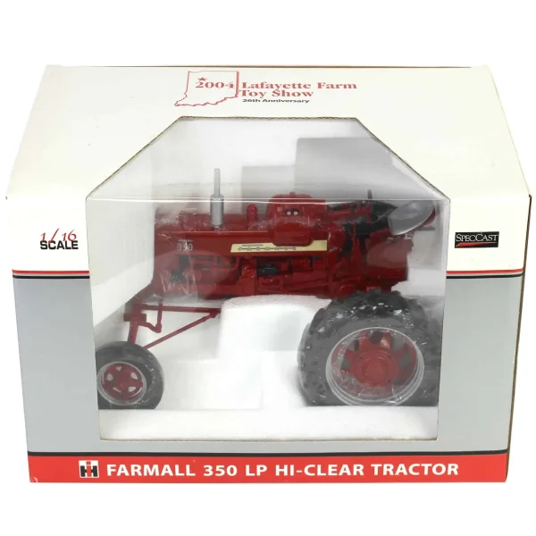 Manufacturer_SpecCast Tractors<1/16 IH Farmall 350 LP Hi-Clear Wide Front, 2004 Lafayette Farm Toy Show