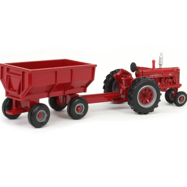 Manufacturer_ERTL Tractors | Implements<1/64 IH Farmall 400 Narrow Front with Flarebox Wagon