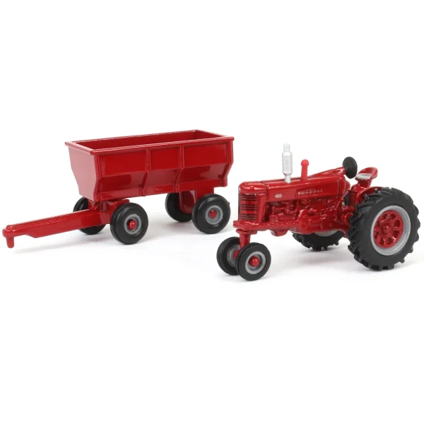 Manufacturer_ERTL Tractors | Implements<1/64 IH Farmall 400 Narrow Front with Flarebox Wagon