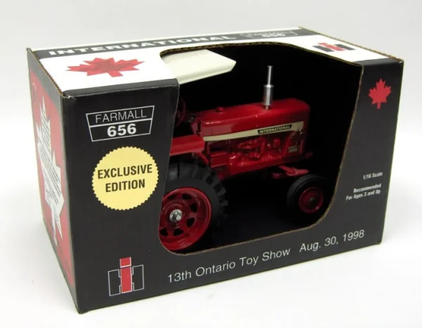 Manufacturer_Scale Models Tractors<1/16 IH Farmall 656 WF w/ Canopy, 1998 Ontario Show