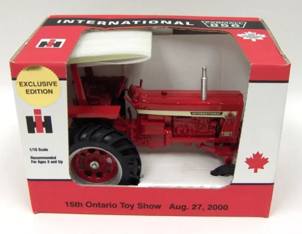 Manufacturer_Scale Models Tractors<1/16 IH Farmall 856 Wide Front with Canopy, 2000 Ontario Toy Show