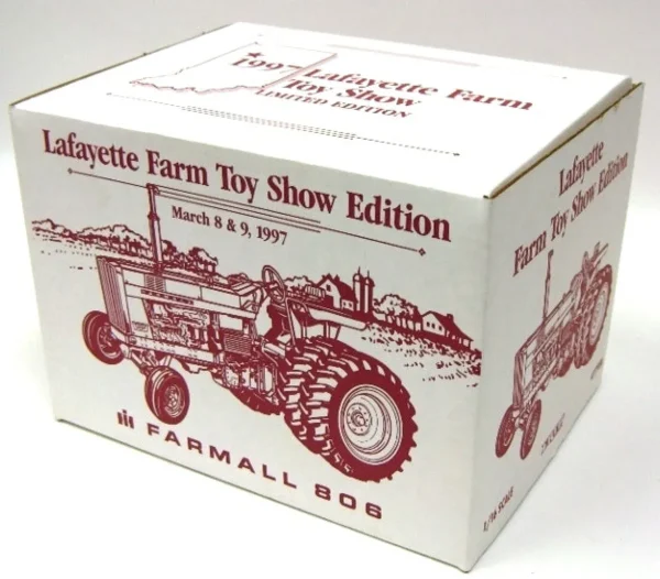 Manufacturer_ERTL Tractors<1/16 IH Farmall 806 with Duals, 1997 Lafayette Farm Toy Show