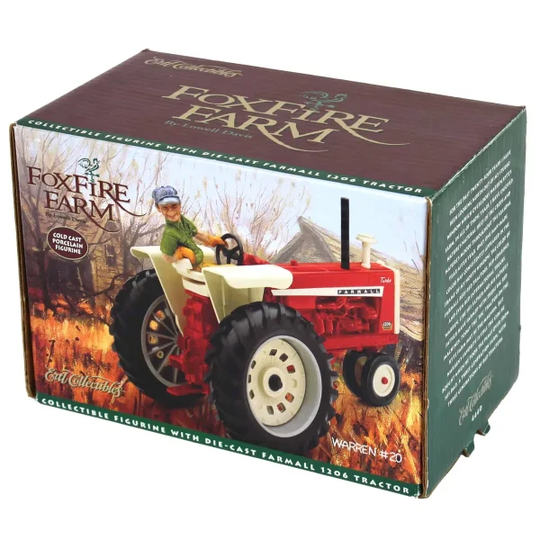 Manufacturer_ERTL Tractors<1/16 IH Farmall 1206 with Lowell Davis Figure with Foxfire Farms "Warren" Figurine