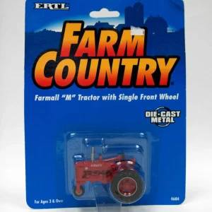 Manufacturer_ERTL Tractors<1/64 IH Farmall M Tractor with Single Front Wheel by ERTL
