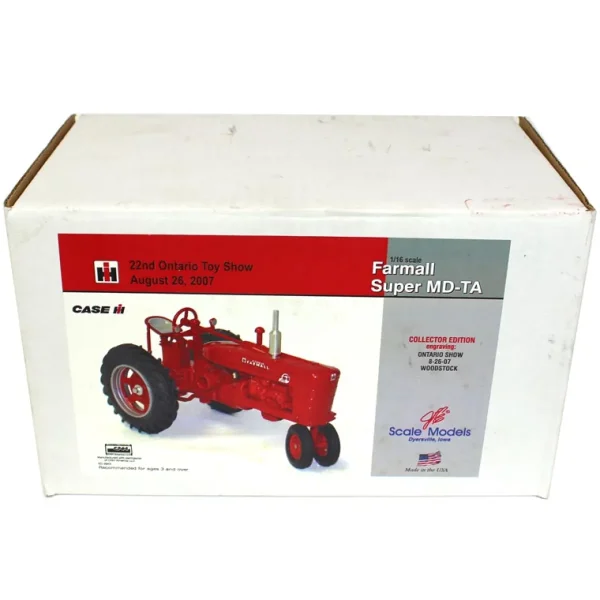 Manufacturer_Scale Models Tractors<1/16 IH Farmall MD-TA, 22nd 2007 Ontario Toy Show, Made in USA