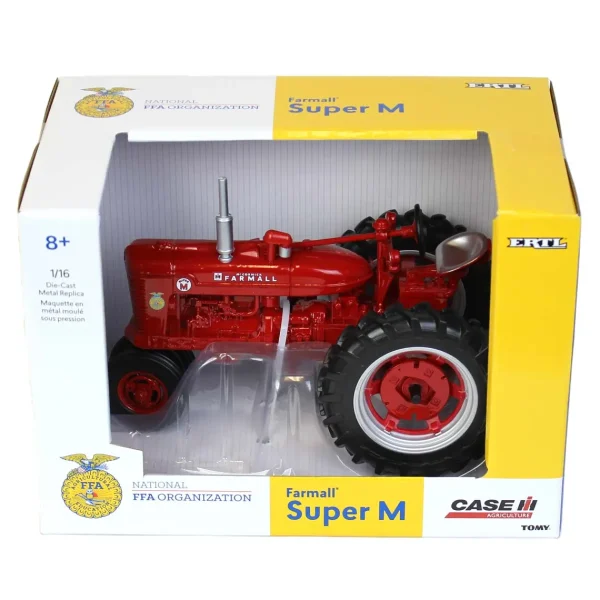 Manufacturer_ERTL Tractors<1/16 IH Farmall Super M Narrow Front with FFA Logo