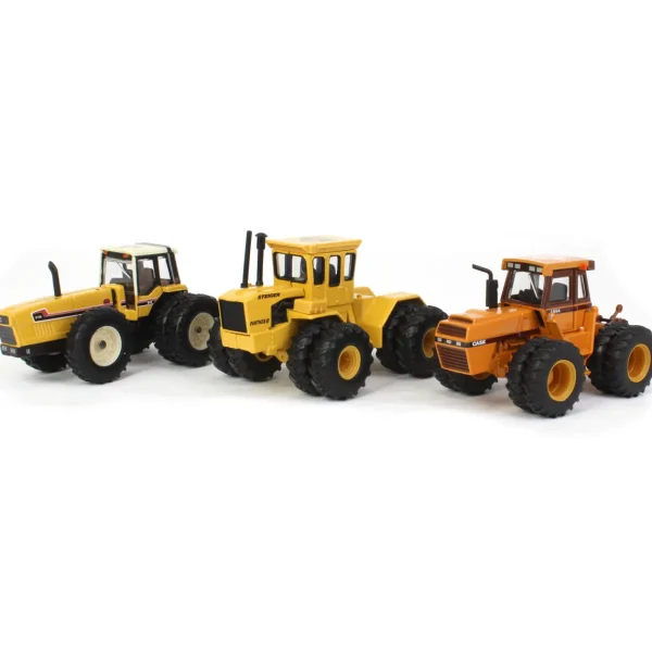 Manufacturer_ERTL Tractors<Industrial Chase Set ~ 1/64 Case IH & IH 4WD Tractor Set, Toy Tractor Times 40th Anniversary