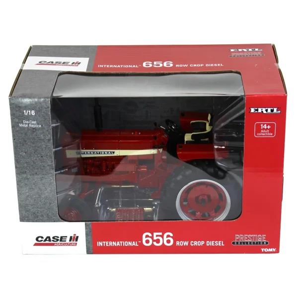 Manufacturer_ERTL Tractors<1/16 International 656 Row Crop Diesel, ERTL Prestige Collection