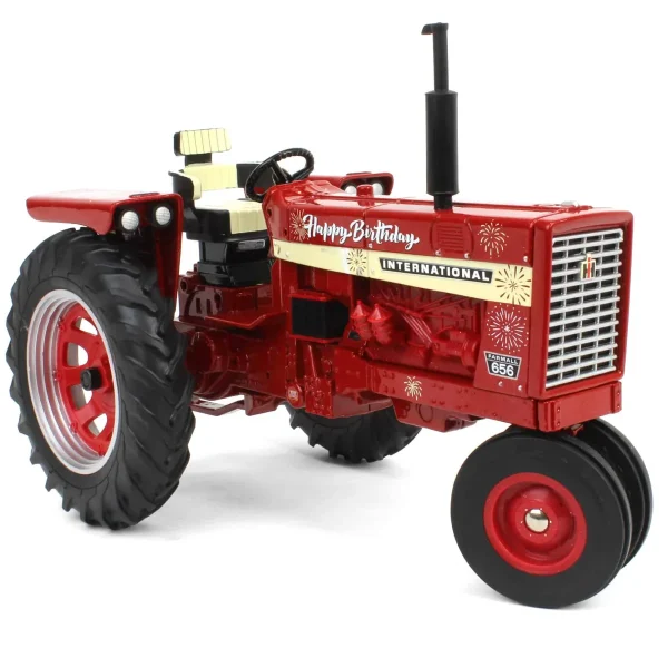 Manufacturer_ERTL Tractors<1/16 International Harvester 656 Diesel "Happy Birthday" Tractor by ERTL